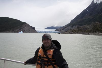 Torres del Paine Trekking: Am Grey Gletscher
