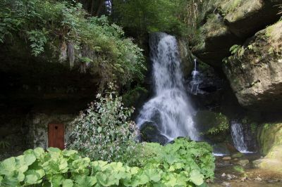 Lichtenhainer Wasserfall, Kuhstall und Idagrotte
