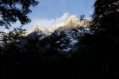 Torres del Paine Trekking: Erstes blaues Eis
